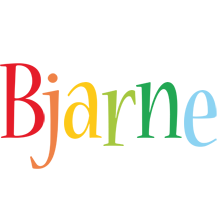 Bjarne birthday logo