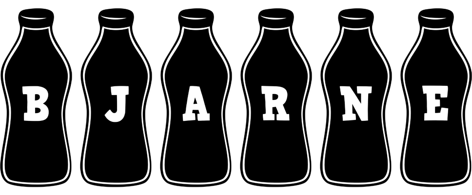 Bjarne bottle logo