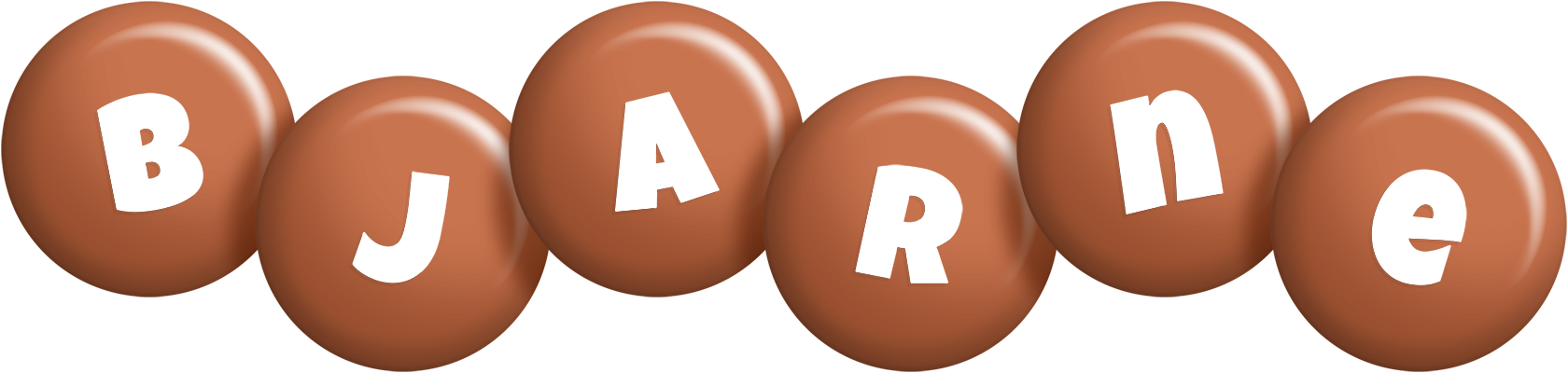 Bjarne candy-brown logo