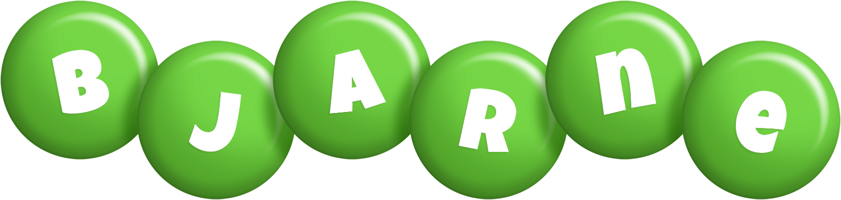 Bjarne candy-green logo