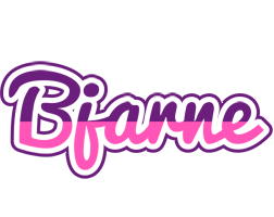 Bjarne cheerful logo