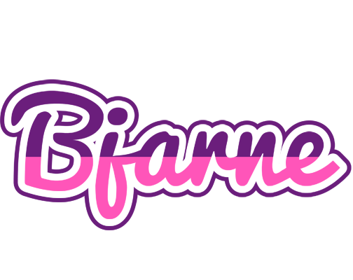 Bjarne cheerful logo