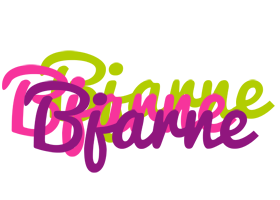 Bjarne flowers logo