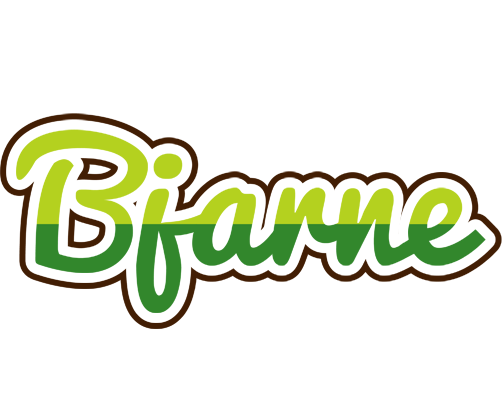 Bjarne golfing logo