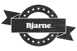 Bjarne grunge logo
