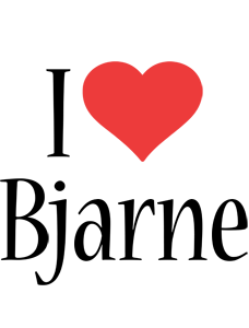 Bjarne i-love logo