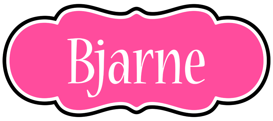 Bjarne invitation logo
