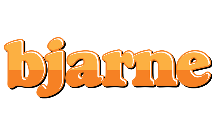 Bjarne orange logo