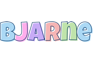 Bjarne pastel logo