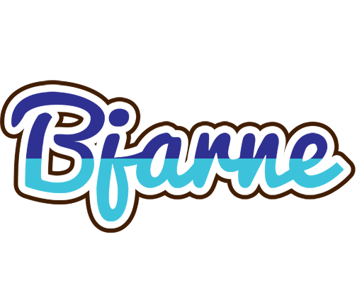 Bjarne raining logo