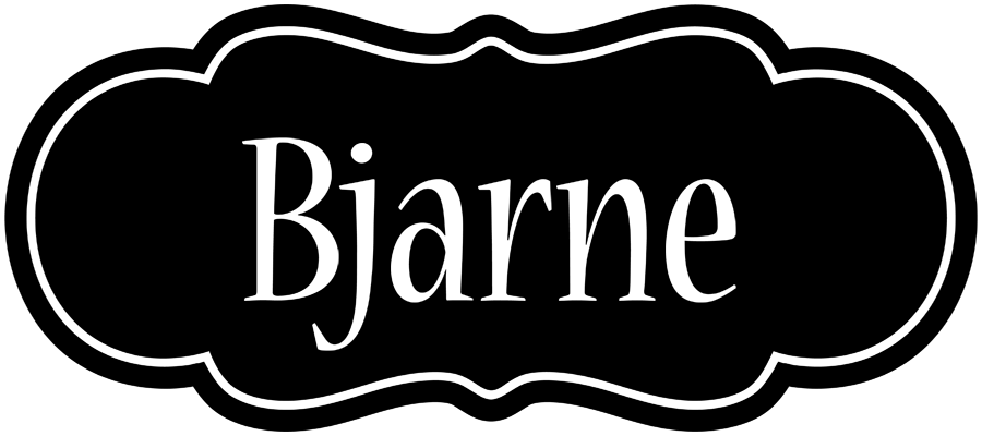 Bjarne welcome logo