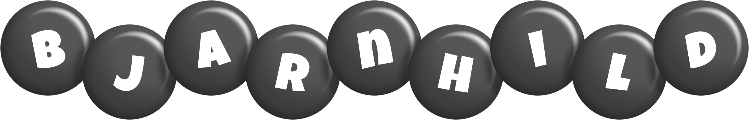 Bjarnhild candy-black logo
