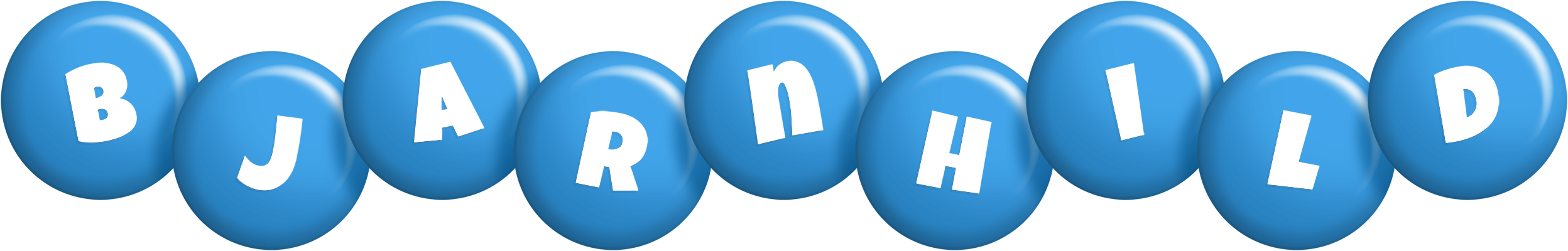 Bjarnhild candy-blue logo