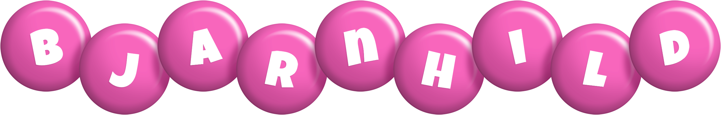 Bjarnhild candy-pink logo