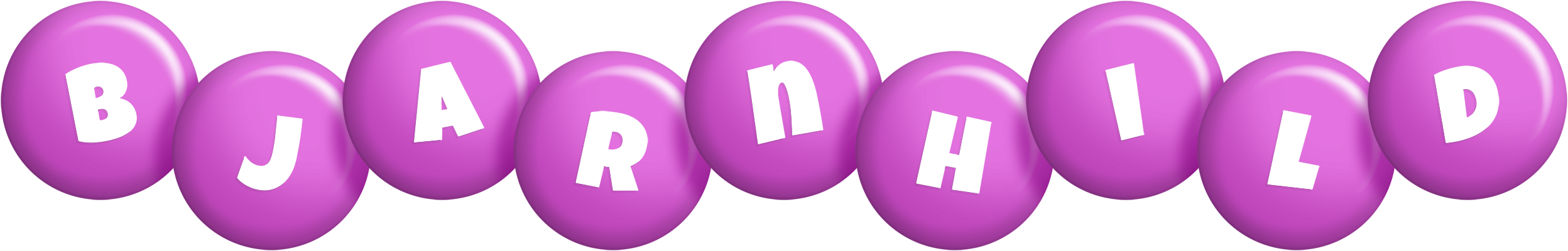 Bjarnhild candy-purple logo
