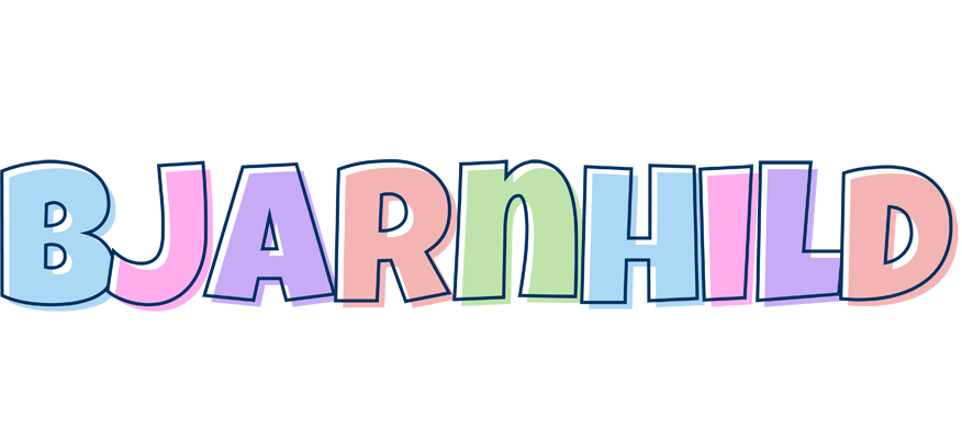 Bjarnhild pastel logo