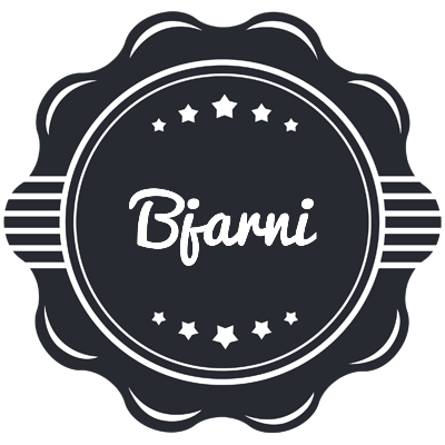 Bjarni badge logo