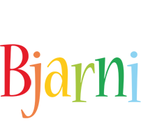 Bjarni birthday logo