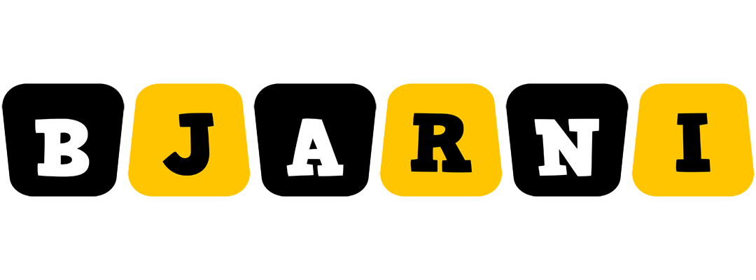 Bjarni boots logo