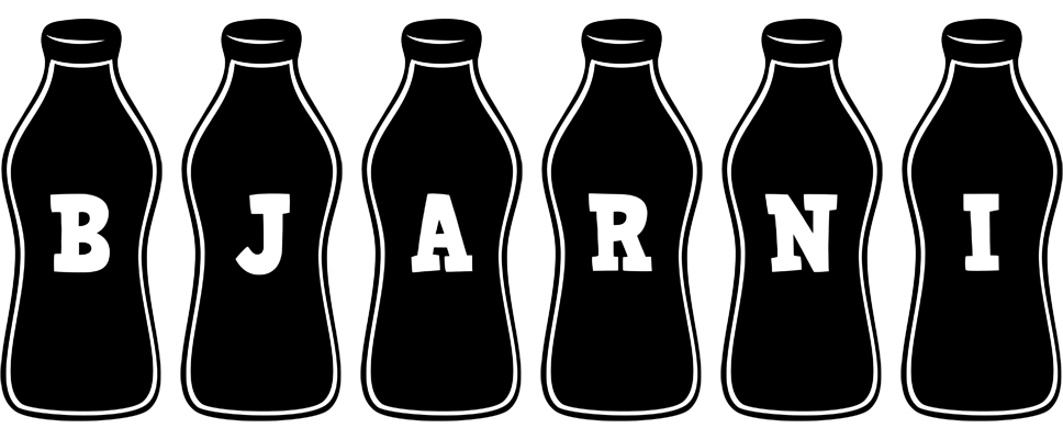 Bjarni bottle logo