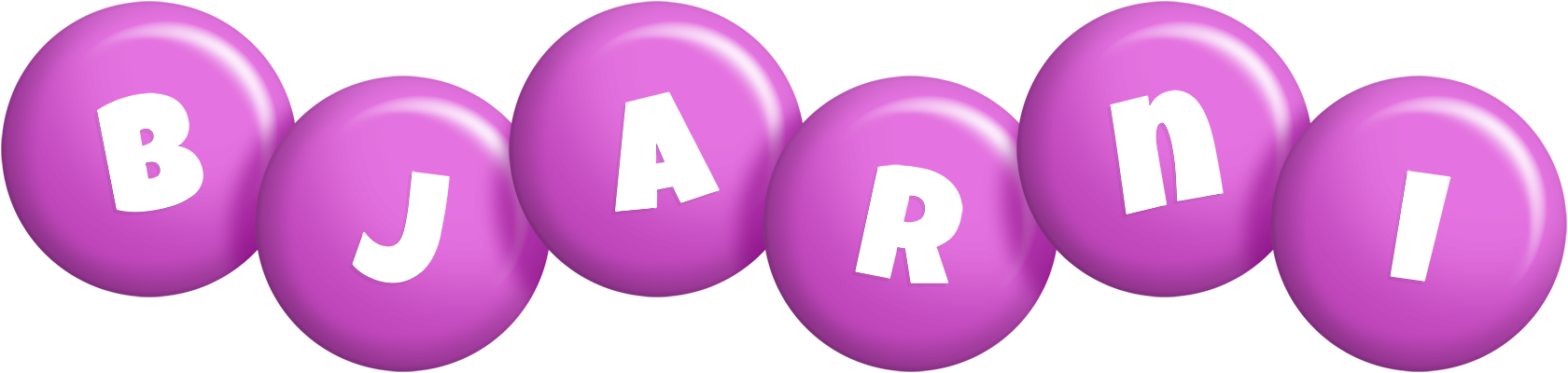 Bjarni candy-purple logo