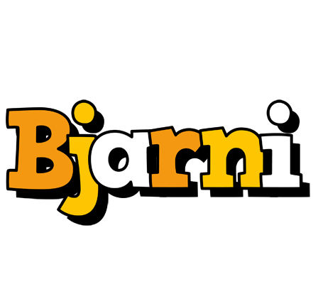 Bjarni cartoon logo