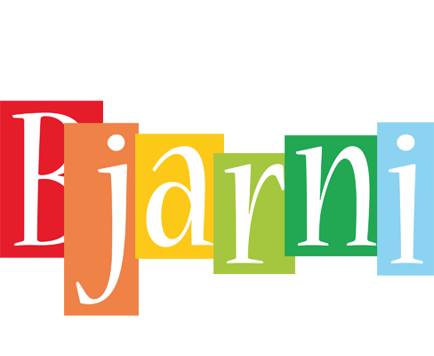 Bjarni colors logo