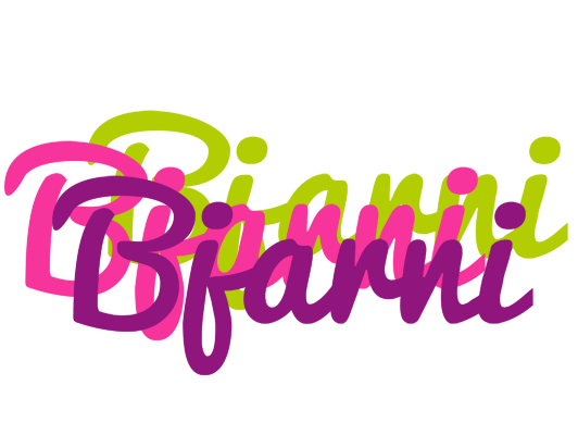Bjarni flowers logo