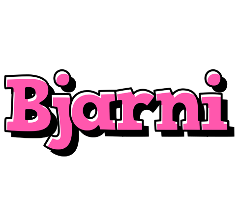 Bjarni girlish logo