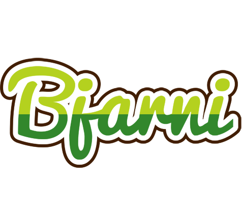 Bjarni golfing logo