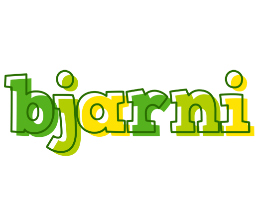 Bjarni juice logo
