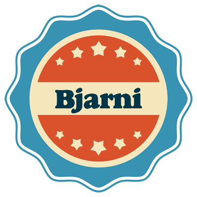 Bjarni labels logo