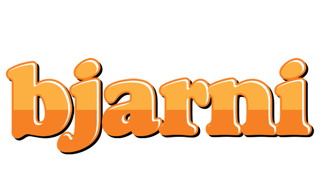 Bjarni orange logo