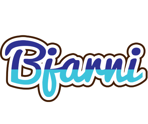 Bjarni raining logo
