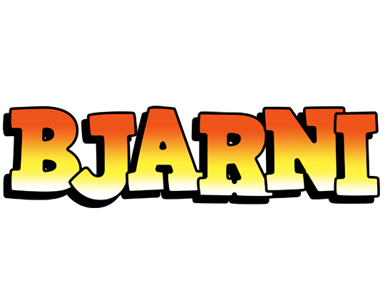 Bjarni sunset logo
