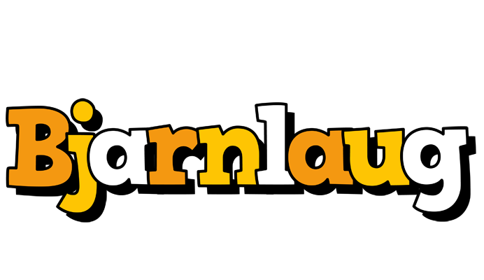 Bjarnlaug cartoon logo