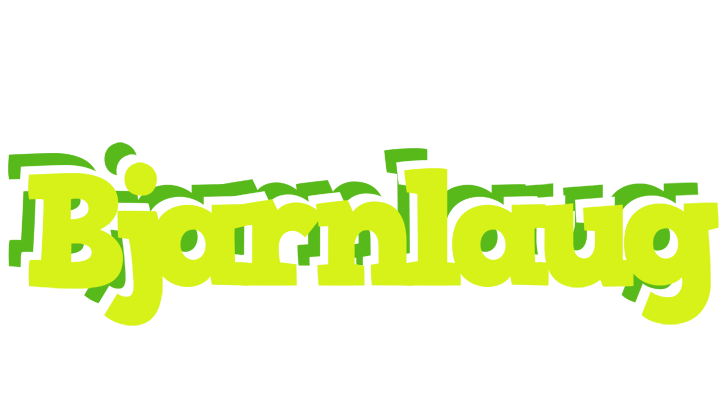 Bjarnlaug citrus logo