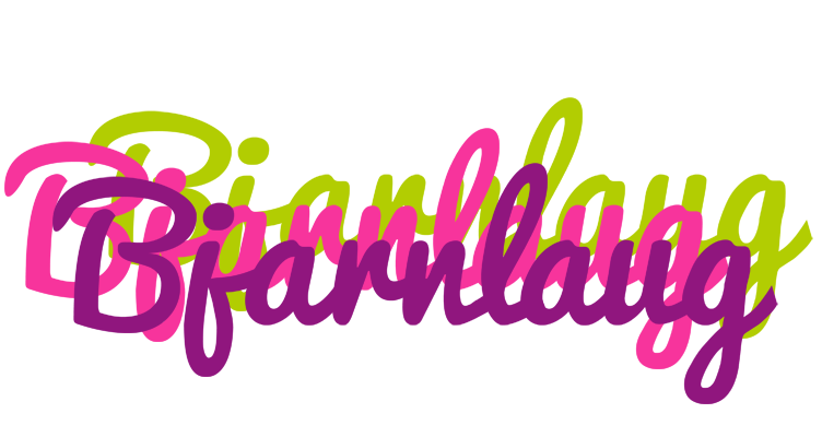 Bjarnlaug flowers logo