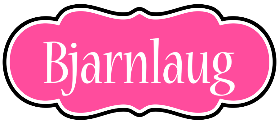 Bjarnlaug invitation logo