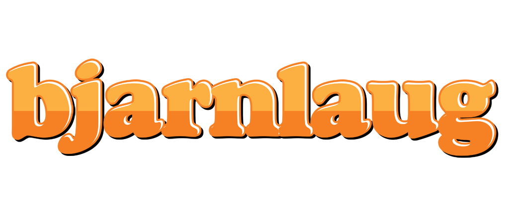 Bjarnlaug orange logo