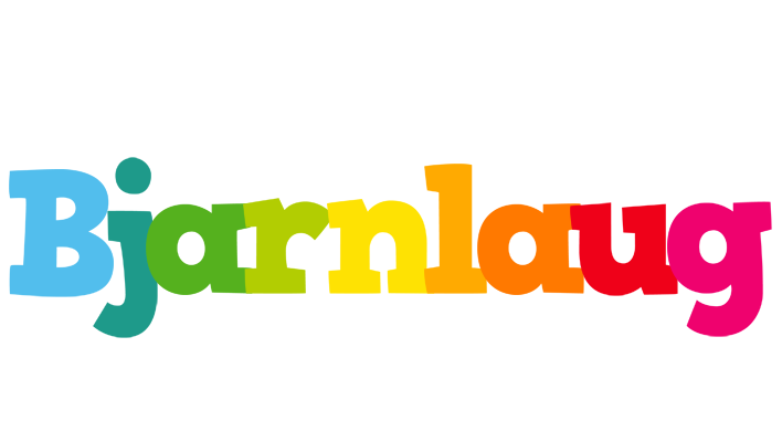 Bjarnlaug rainbows logo