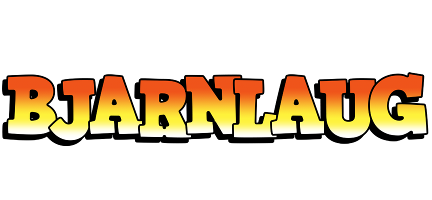 Bjarnlaug sunset logo