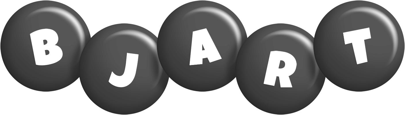 Bjart candy-black logo