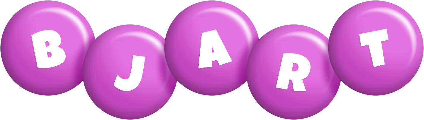Bjart candy-purple logo