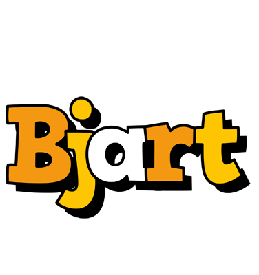 Bjart cartoon logo