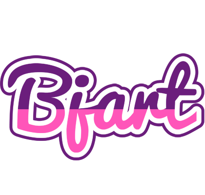 Bjart cheerful logo