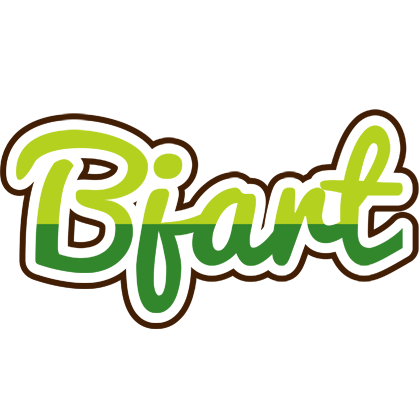 Bjart golfing logo