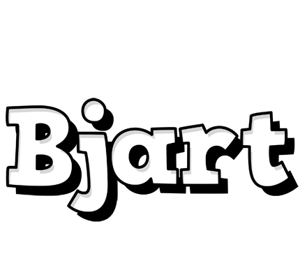 Bjart snowing logo
