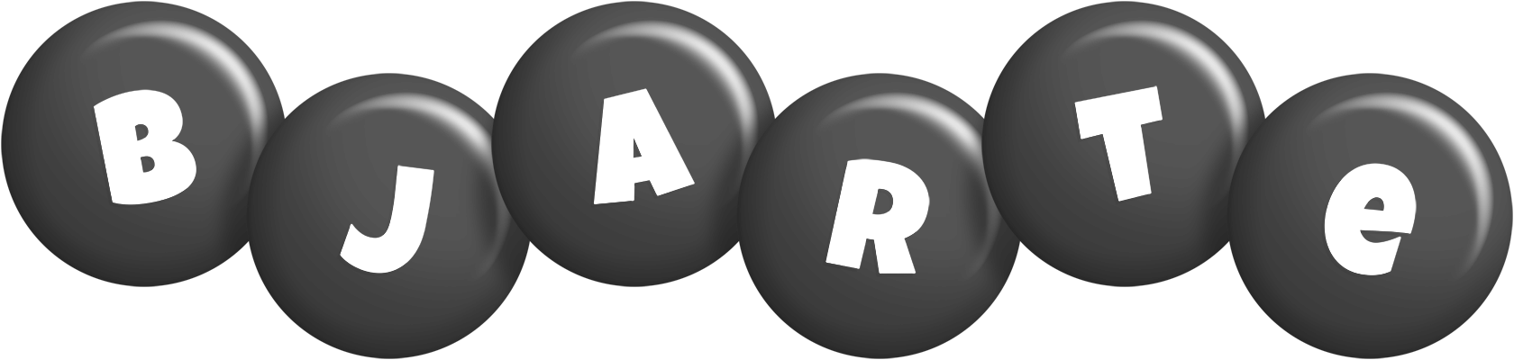 Bjarte candy-black logo
