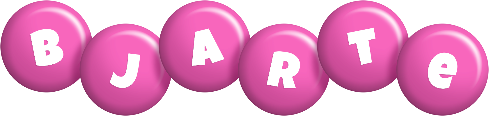 Bjarte candy-pink logo